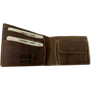 Carry Light: Slim Leather Wallet for Cards & Cash